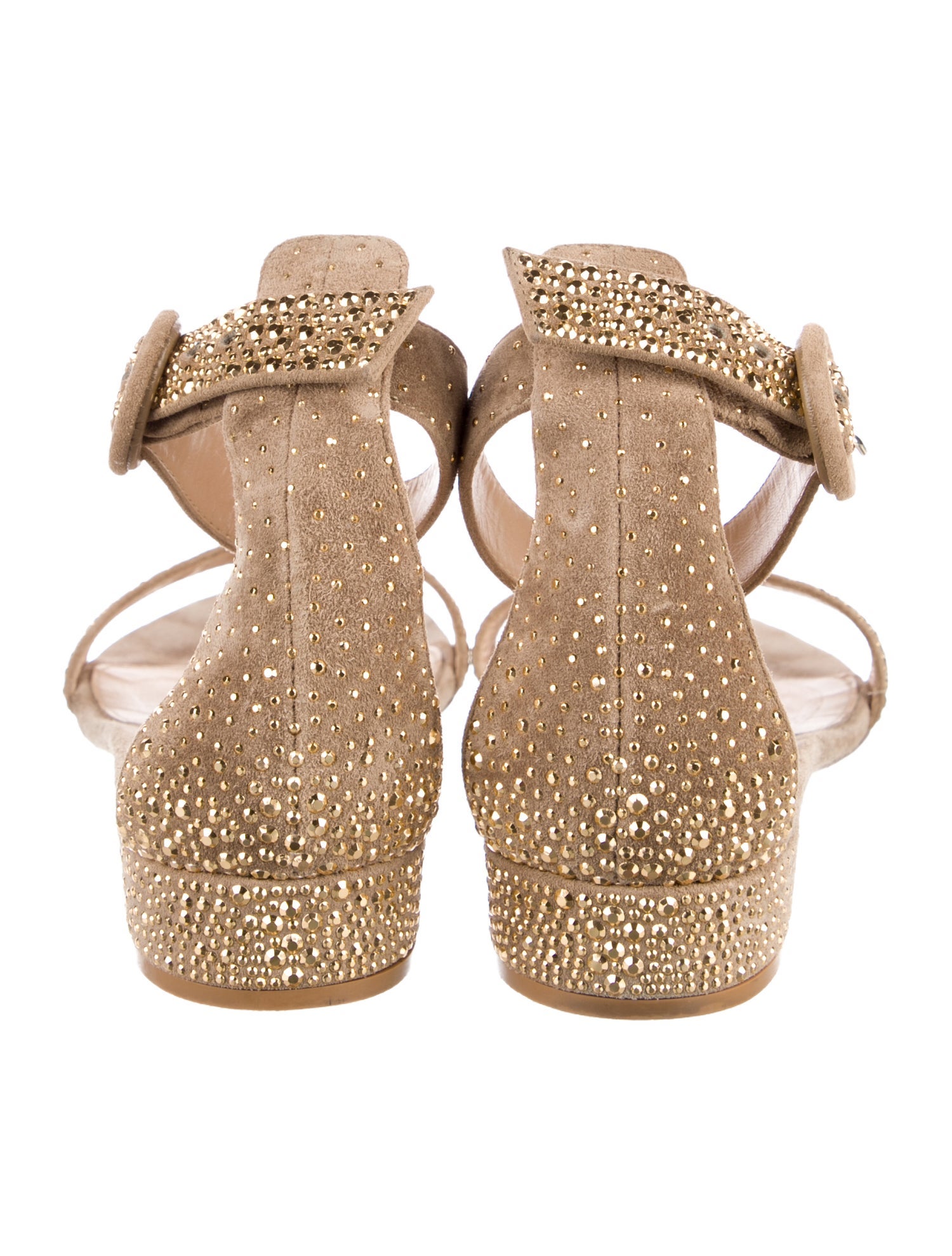 Gianvito Rossi Suede Gladiator Sandals